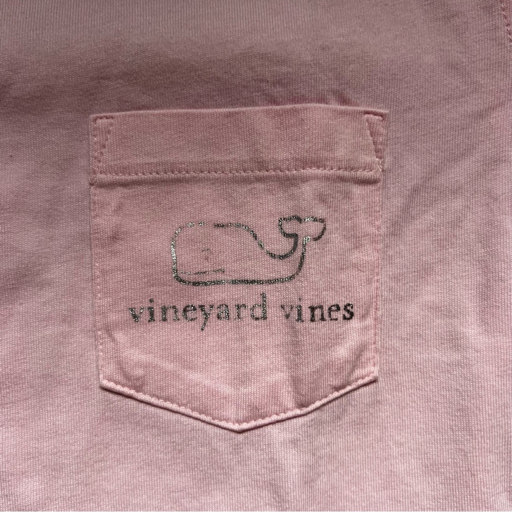 NWOT Vineyard Vines Pink Whale Tee - Picture 2 of 4